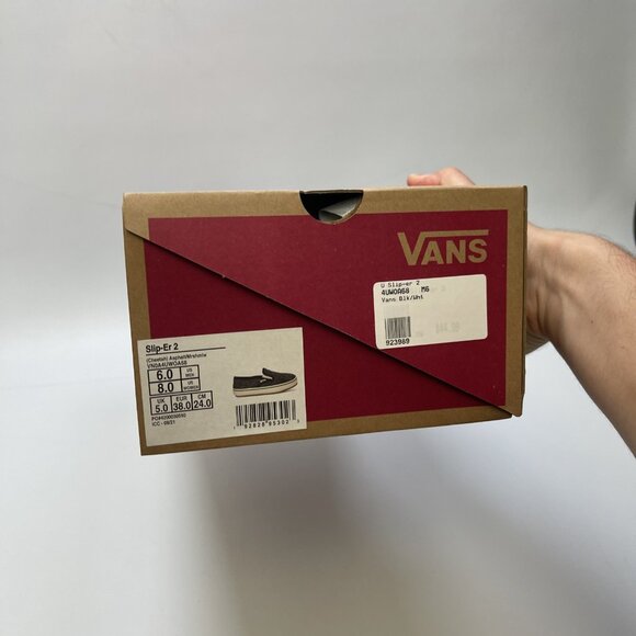 VANS Slip-Er 2 Mule Slippers Gray Cheetah AOP Black White Gum Cozy Men 6, Wom 8 - Picture 11 of 12